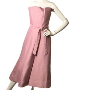 KEEP SAKE LABEL VINTAGE ROSE STRAPLESS DRESS SIZE MEDIUM/6